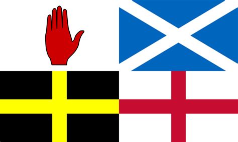 A Deconstructed Uk Flag Including Wales Rvexillology