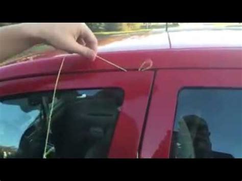 An auto locksmith is trained to open cars quickly and without damaging them. How to open car door without key - YouTube
