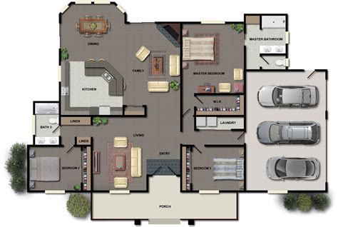 The Concept Of Big Houses Floor Plans