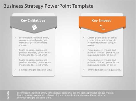 2 Steps Business Strategy 02 Powerpoint Template