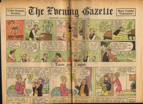 Worcester Evening Telegram Comics 227 1928 Its Papa Who Pays Toots