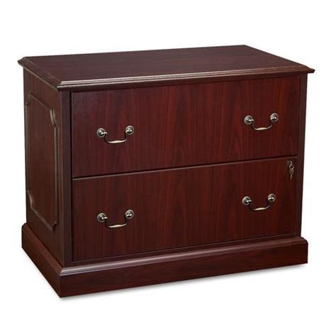 File cabinet keys cut to code for haworth national global chicago hudson hon. HON 94000 Series 2-drawer Mahogany Lateral File Cabinet ...