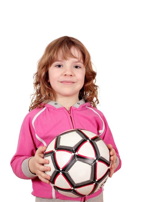 225 Adorable Pretty Girl Soccer Ball Stock Photos Free And Royalty Free