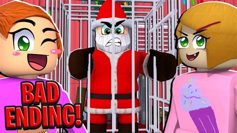 Roblox Christmas Special Bad Ending We Caught Santa Youtube
