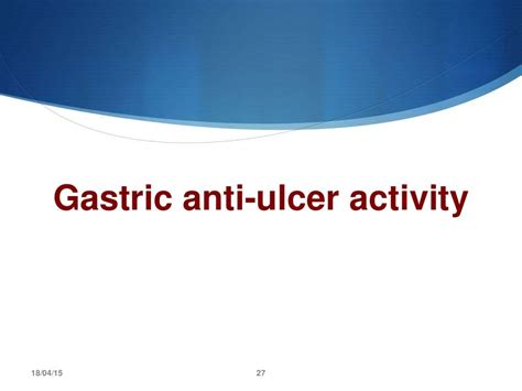 Evaluation Of Anti Ulcer Agentsdr Mansij Biswas