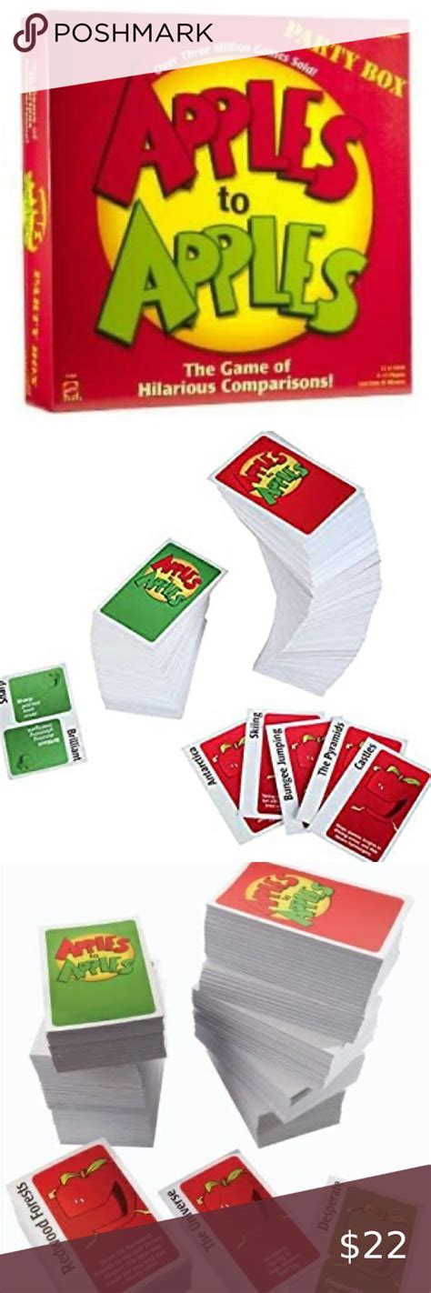Mattel Games Apples To Apples Party In A Box Party In A Box Mattel Game Codes