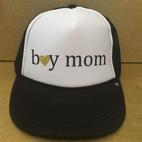 Boy Mom Vibe Stitch Trucker Trucker Hat Boy