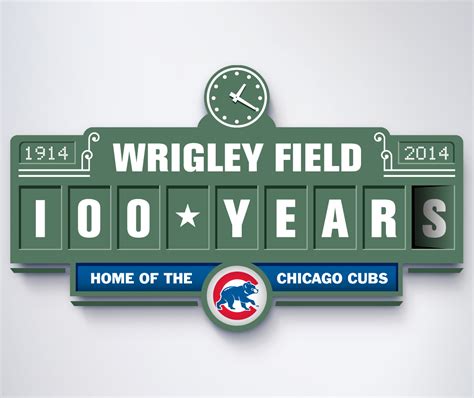Wrigley Field 100th Anniversary Logos On Behance