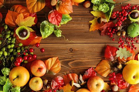 Autumn Wooden Background Fruits Hd Wallpaper 2020 Live