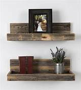 Cherry Wood Floating Shelves Pictures