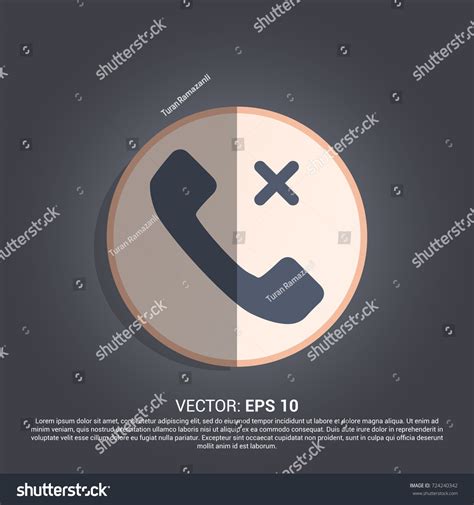 Phone Call Icon Stock Vector Royalty Free 724240342 Shutterstock