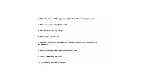 may i vote worksheet answers