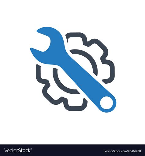 Maintenance Icon Tools Settings Or Repair Icons Vector Image