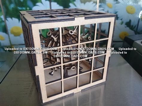 Simple Cube Design To Laser Cut Free Dxf Downloads Files For Laser