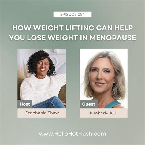 How Weight Lifting Can Help You Lose Weight In Menopause — Hello Hot Flash
