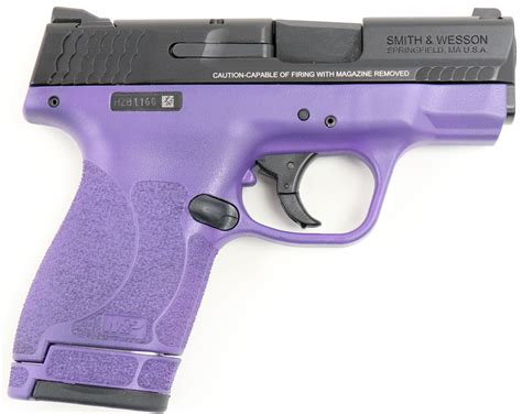 Smith And Wesson Mandp Shield Purple Passion Edition 40 Sandw Pistol Hyatt