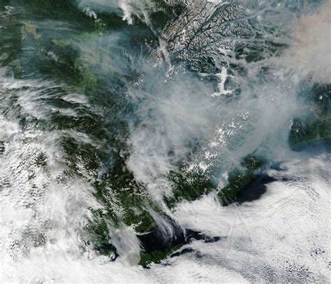 Nasa Satellite Images Show Severity Of Bc Forest Fires Photos News