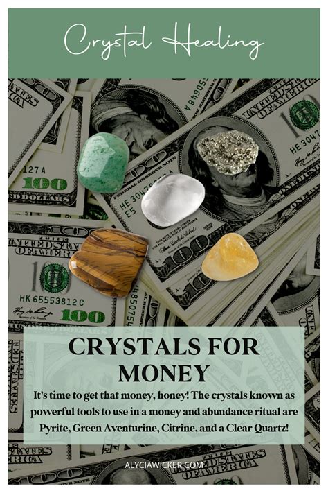 Crystal For Money — Alycia Wicker In 2021 Crystals Meditation