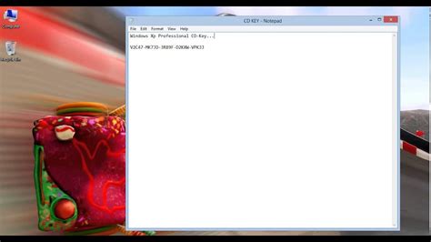 Windows Xp Professional Key Youtube