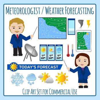 Weather, weather forecast clipart, weather weather, cloud cover for nature calendar, weather forecast drawing. Community Helper Meteorologist / Weather Reporter Clip Art ...