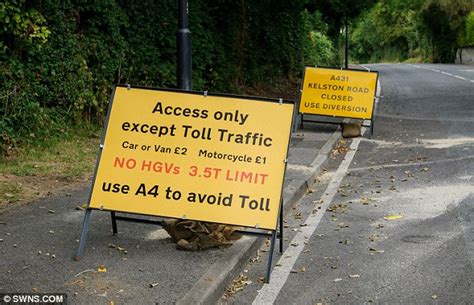 Somerset Businessman Sets Up Private Toll Road Charging Motorists To Bypass Closed Section Of