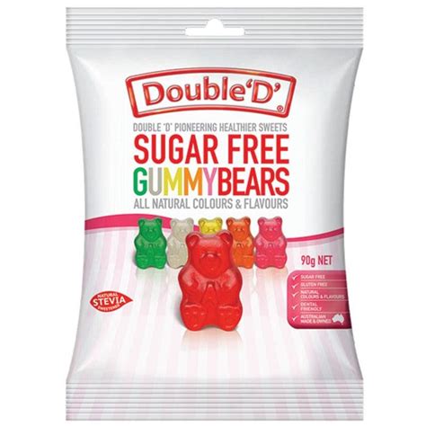 Double D Sugar Free Gummy Bears 90g Chemist Direct