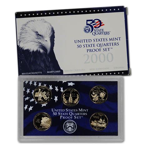 2000 United States Mint 50 State Quarters Proof Set Ebay