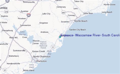 Entrance Waccamaw River South Carolina Tide Station Location Guide