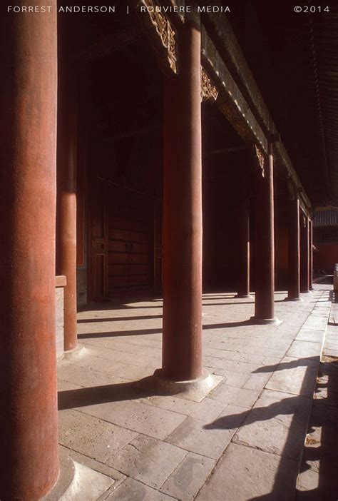 Columns Forbidden City Beijing China Photo By Forrest Anderson