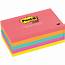 Post It Neon Fusion Collection Lined Notes  LD Products