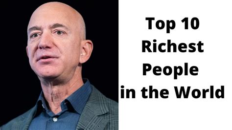 Top 10 Richest People In The World Youtube
