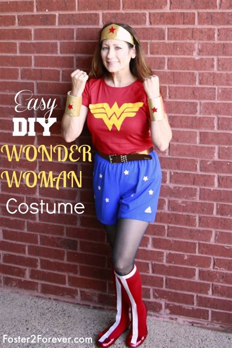 Halloween costumes have gotten pretty boring. How to Make a Wonder Woman Costume + 88 Other DIY Costumes - Foster2Forever