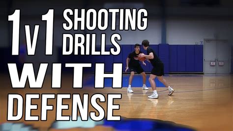 Basketball Shooting Drills With Defense 1v1 Fill Cut Youtube
