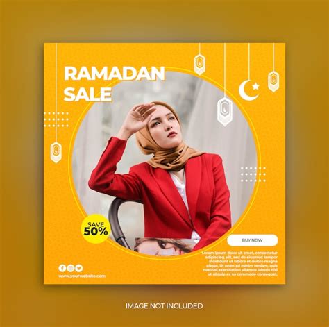 Premium Psd Ramadan Fashion Sale Promotion Banner Template For Social