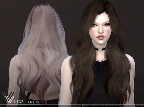 Wings Oe1102 Hair By Wingssims At Tsr Sims 4 Updates