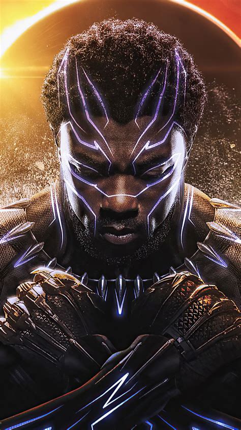 Download Wallpaper 750x1334 Black Panther Wakanda King 2020 Iphone 7