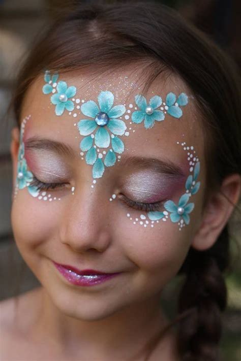 Flower Princess Face Painting Flowers Face Painting Tips Girl Face