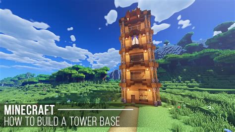 Minecraft Tutorial How To Build A Survival Tower Base Ultimate