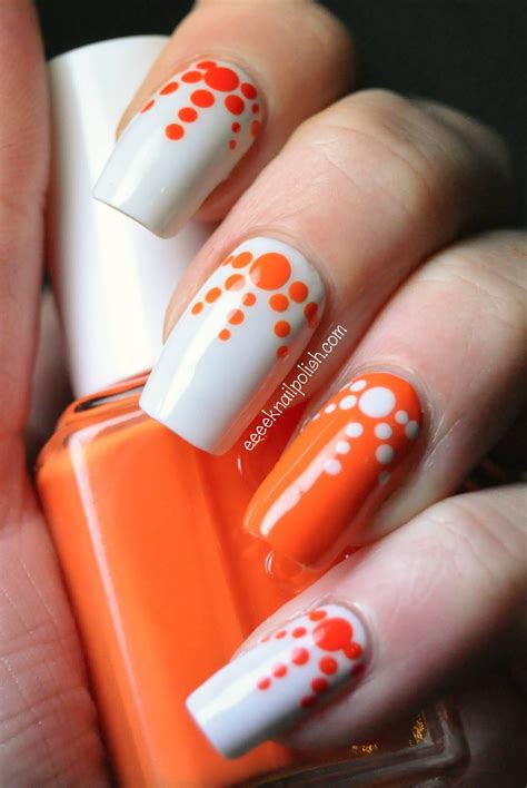 Orange Spring Nail Designs Daily Nail Art And Design