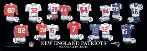 New England Patriots Uniform And Team History Heritage Uniforms And