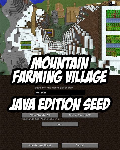You could try using a vpn to buy it in his region. Snowy, Mountainous Farming Village - Minecraft Seed HQ