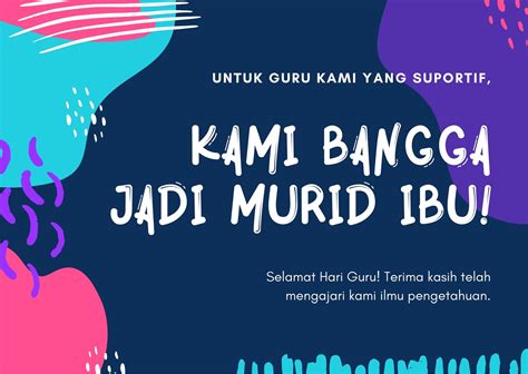 Gratis Contoh Kartu Ucapan Hari Guru Keren Canva