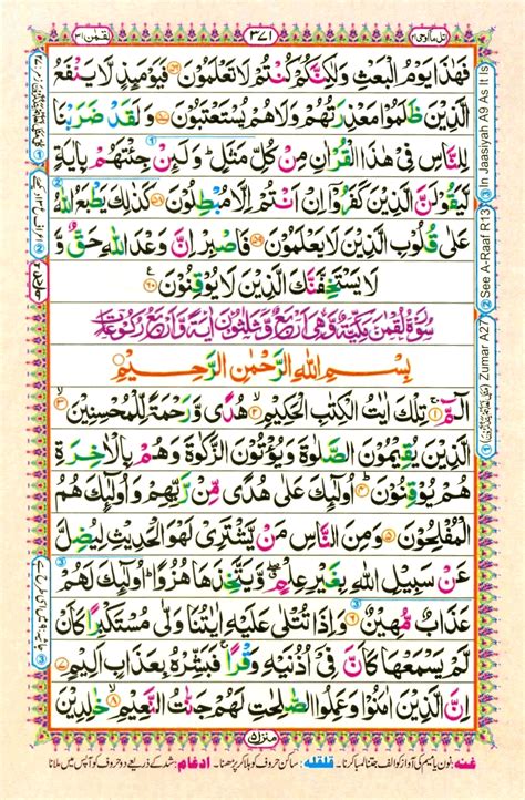 Cek Surah Luqman In Which Para Of Quran Read Moslem Surah