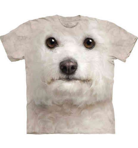 The Mountain Big Face Dog T Shirts Bichon Frise Dogs Animal Tshirt