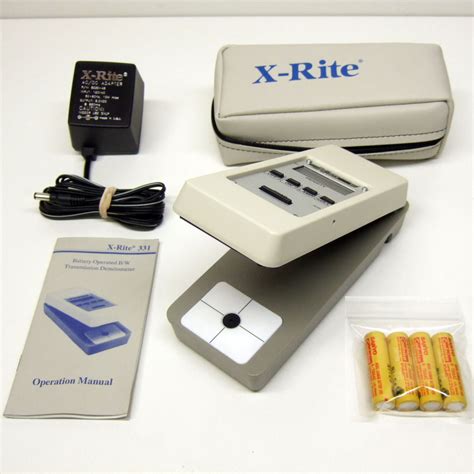 X-rite 331 Battery Operated B/W Transmission Densitometer xrite Excellent