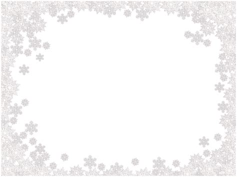 Snowflakes Border Frame Png Image Transparent Image Download Size