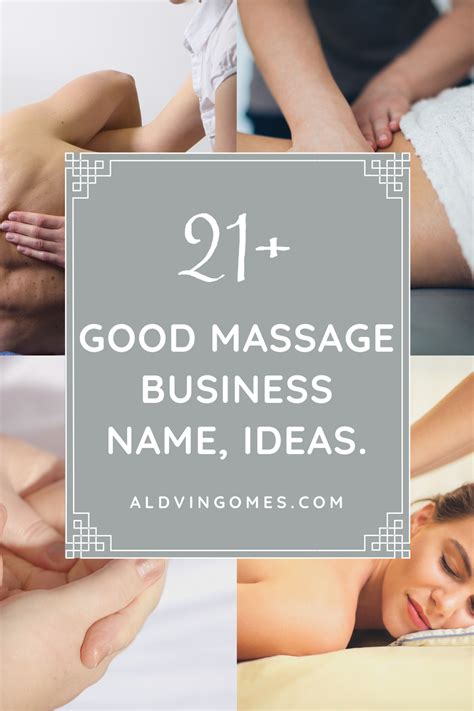 410 Massage Business Names Ideas Catchy Good Funny Aldvin Gomes Massage Business