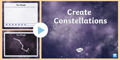Create Constellations Powerpoint Constellation Lesson