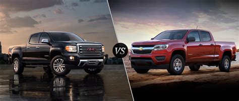 Compare Gmc Canyon To Chevy Colorado Release Date Specs Review