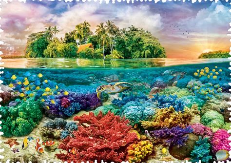 Tropical Island 600 Pieces Trefl Puzzle Warehouse